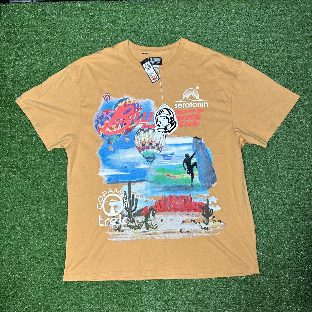 Billionaire Boys Club‎ Dopamine Trek T-Shirt Taffy Tan Graphic XXXL 821-7300 NEW